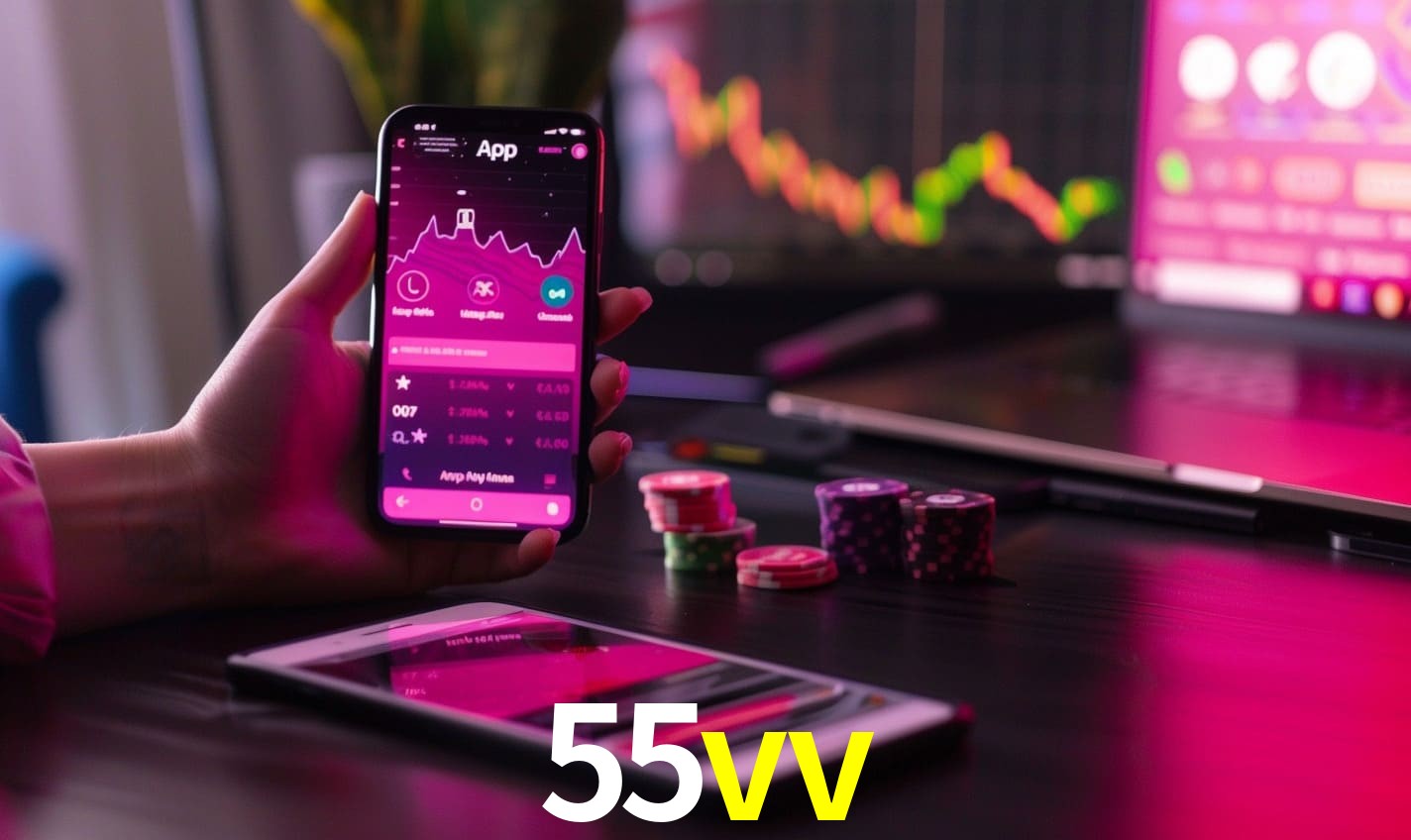 Comparação APP mobile vs versão web da 55vv